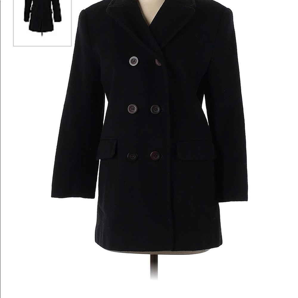 Kristen Blake Black Peacoat Exclusive to Nordstroms